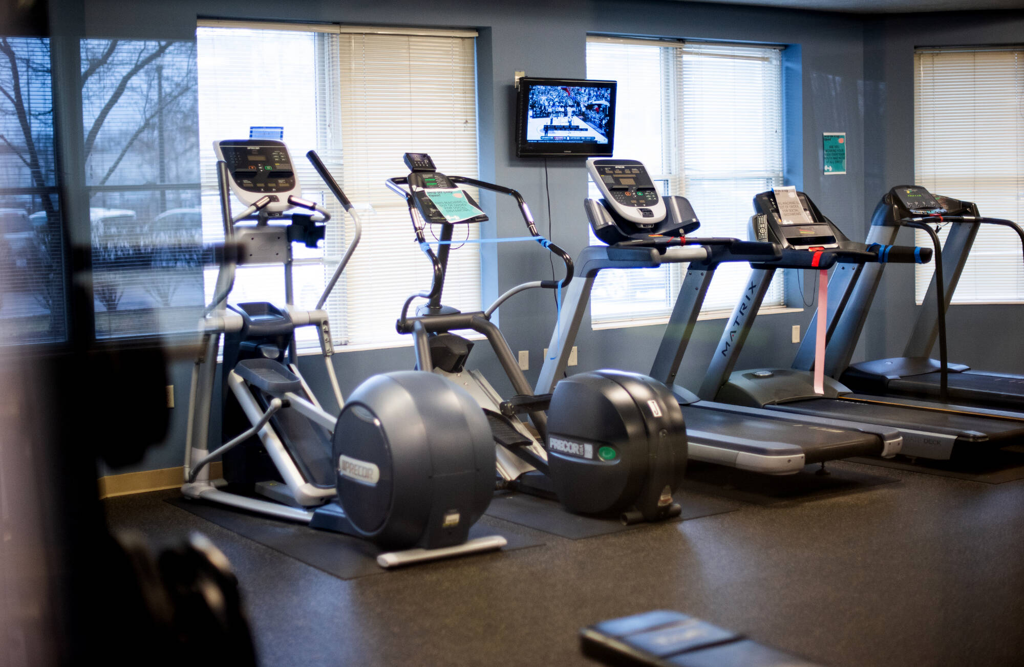 Winter Hall workout facility.